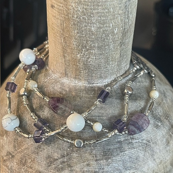Jewelry - Natural amethyst stone bracelet